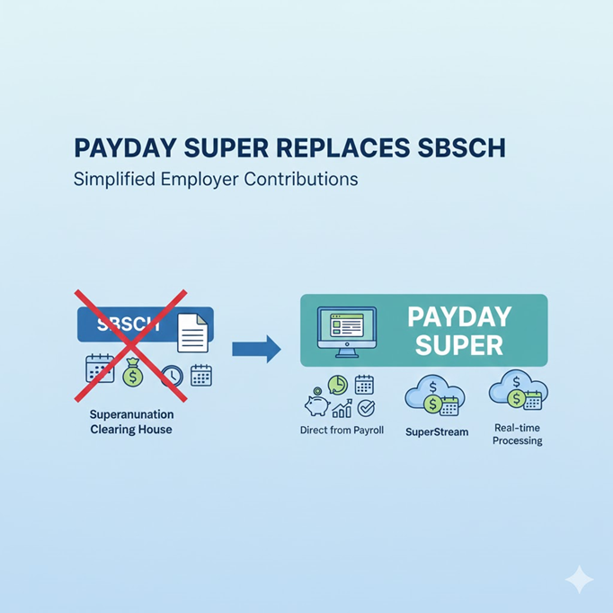 The SBSCH is Closing: The ATO is shutting down the Small Business Superannuation Clearing House. Payday Super can help.